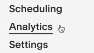 Analytics Option in Menu Bar - Squarespace Google Search Console Integration